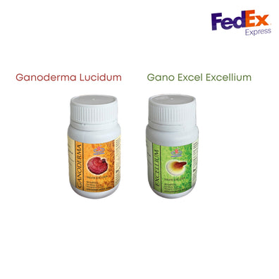 Gano Excel Excellium 90 and Ganoderma Lucidum 90 Capsules Reishi Lingzhi
